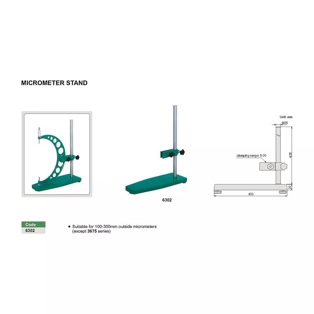 insize-micrometer-stand-metal-body-for-100-300-mm-outside-micrometers-6302