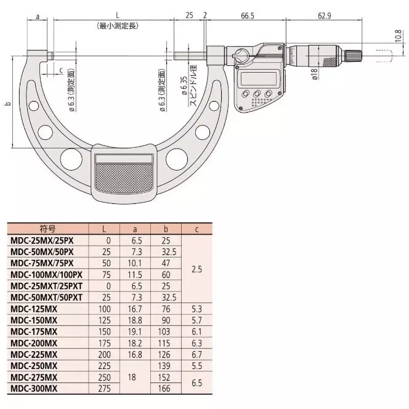 mitutoyo-dedicated-digimatic-micrometer-mdc-175--200-mm-measuring-range-mdc-200mx