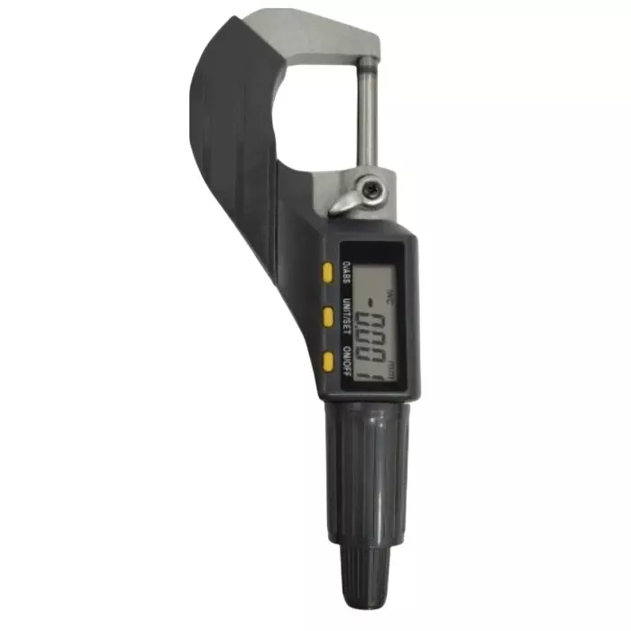 R-Tek Digital Micrometer Zero Setting Function 0 - 25 mm Measurement Range With High-Contrast LCD Display, RK-506