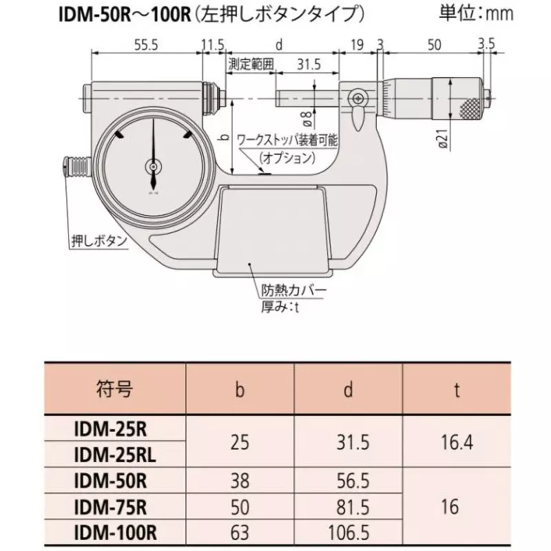mitutoyo-indication-micrometer-25--50-mm-range-0001-mm-minimum-reading-idm-50r