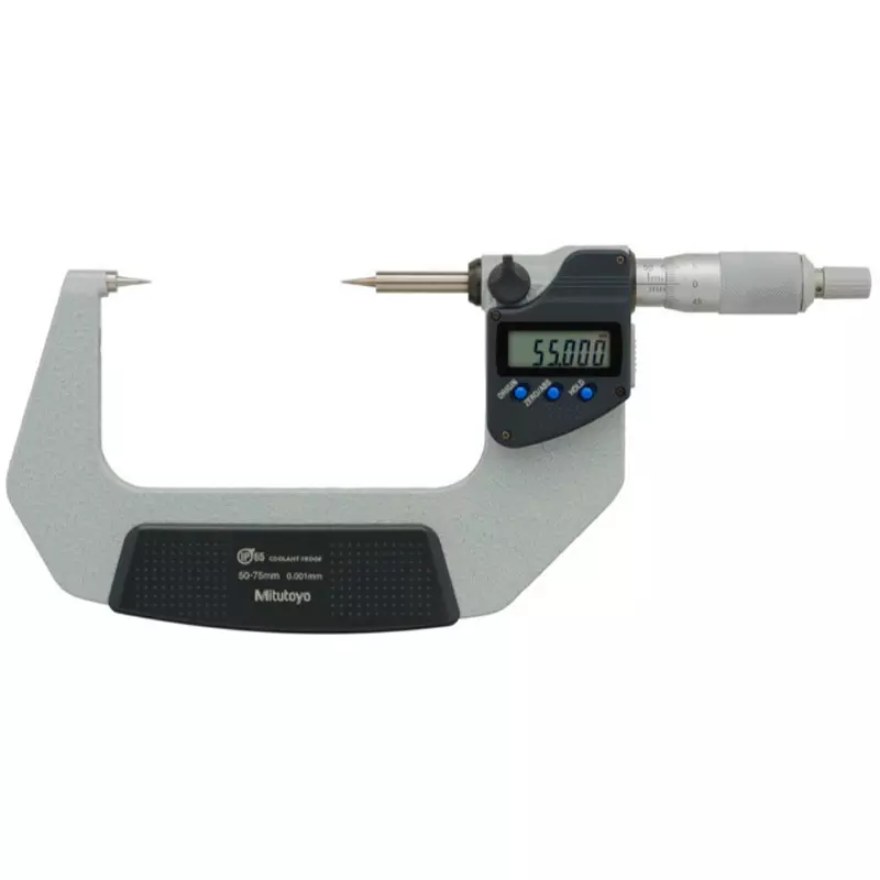 Mitutoyo Point Micrometer U-WAVE Transmitter Set (IP67, Bluetooth Type) 50 - 75 mm, CPM15-75MX+02AZF310+264-626 (1 Kit)
