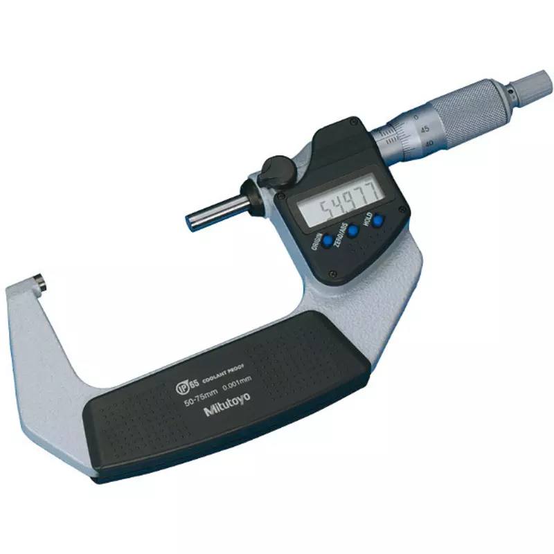 Mitutoyo Digimatic Micrometer + Input Tool (RS-232C) Set 50 - 75 mm, MDC-75MX+05CZA663+IT-007R (1 Kit)