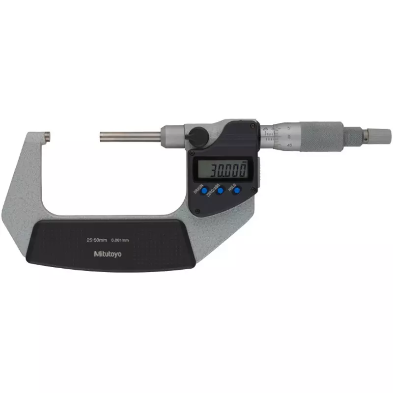 Mitutoyo Digimatic Linear Micron Micro + Input Tool (RS-232C) + Foot Switch Set 25 - 50 mm, OMV-50MX+05CZA662+IT-007R+937179T (1 Kit)