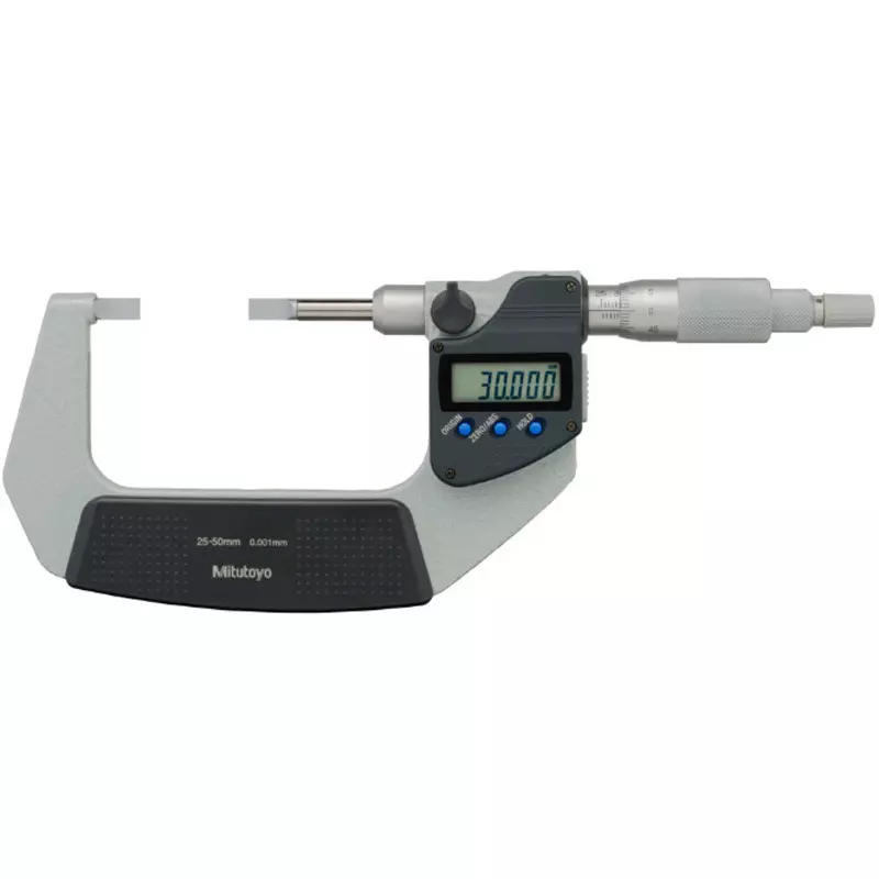 Mitutoyo Straight Blade Micrometer U-WAVE Transmitter Set (buzzer Type) 25 - 50 mm, BLM-50MX/0.4T+02AZF310+264-623 (1 Kit)