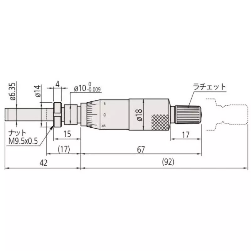 mitutoyo-150-series-micrometer-head-standard-type-0--25-mm-mhn2-25