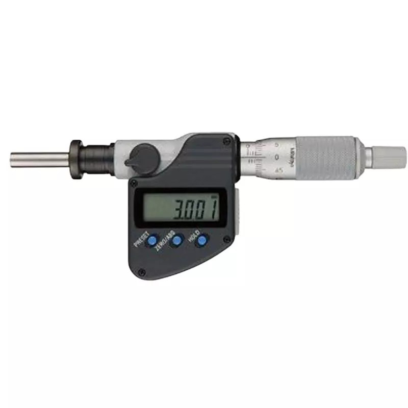 Mitutoyo Digimatic Micrometer Head + Input Tool (USB) + Foot Switch Set 0 - 25 mm, MHN2-25MX+05CZA662+IT-020U+937179T (1 Kit)