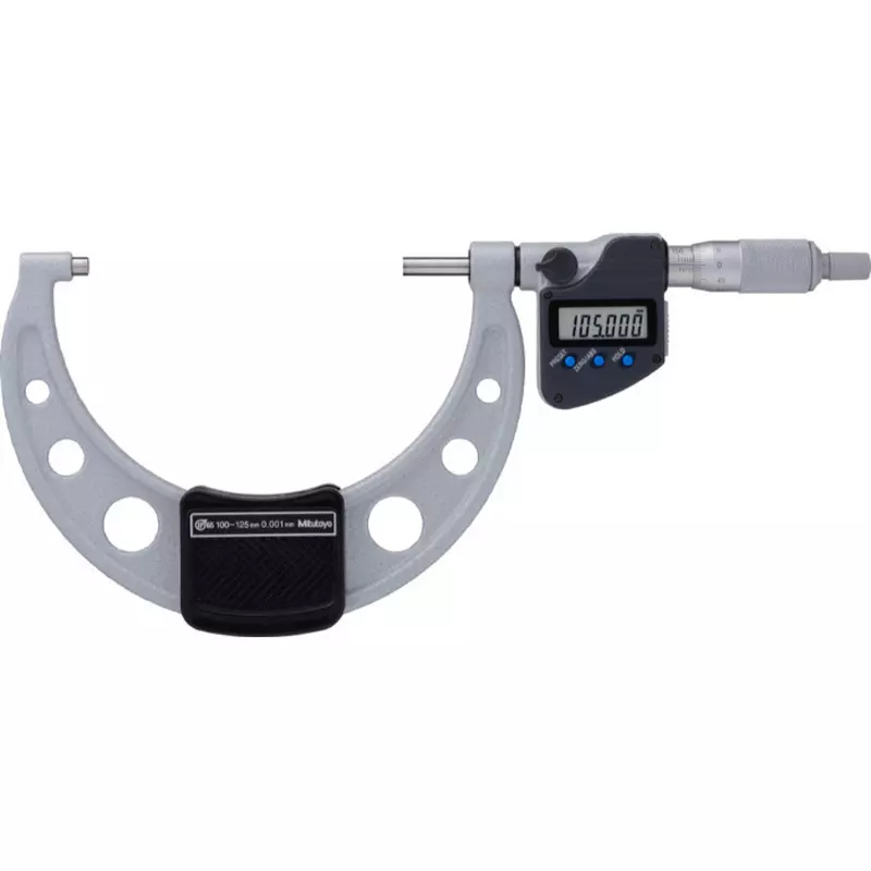 Mitutoyo Digimatic Micro + Input Tool (USB) Set 100 - 125 mm Measuring Range, MDC-125MX+05CZA662+IT-020U (1 Kit)
