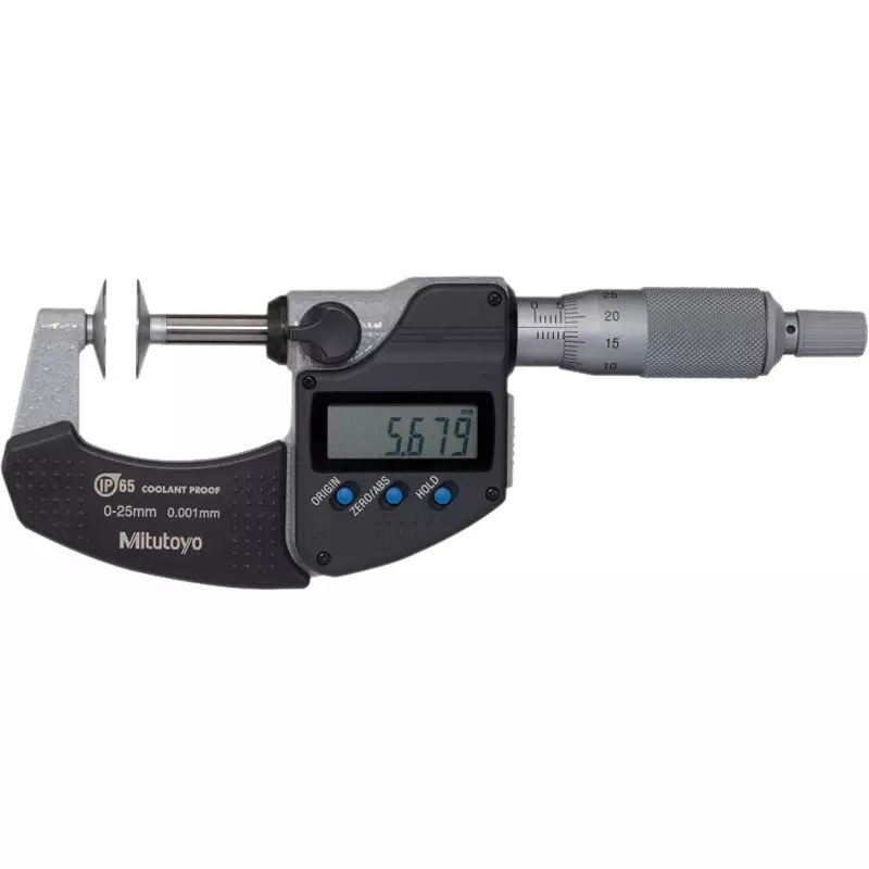 Mitutoyo Digimatic Tooth Thickness Micro + Input Tool (RS-232C) Set 0 - 25 mm, GMA-25MX+05CZA662+IT-007R (1 Kit)
