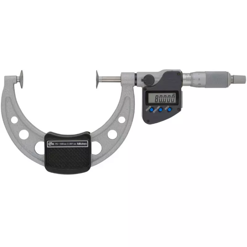 Mitutoyo Digimatic Thick Tooth Car Micro + Input Tool (USB) Set 75 - 100 mm, GMA-100MX+05CZA663+IT-020U (1 Kit)