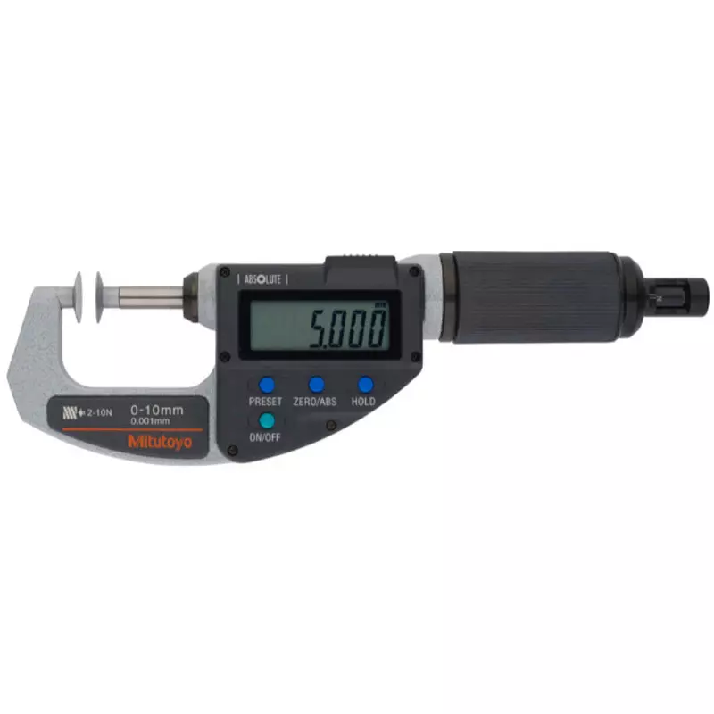 Mitutoyo Digimatic Tooth Thickness Micrometer + Input Tool (USB) + Foot Switch Set 0 - 10 mm, CLM2-10DKX+05CZA662+IT-020U+937179T (1 Kit)