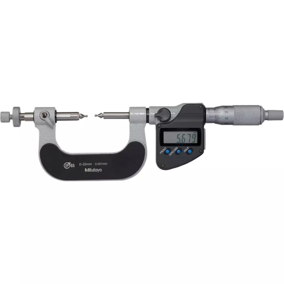 Mitutoyo Digimatic Ball Gear Micro + Input Tool (USB) Set 0 - 25 mm, GMB-25MX+05CZA663+IT-020U (1 Kit)