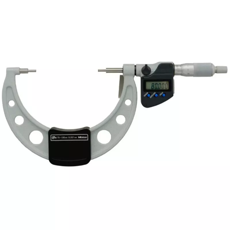 Mitutoyo Spline Micrometer U-WAVE Transmitter Set (IP67, Bluetooth Type) 75 - 100 mm, SPM-100MX+02AZF310+264-626 (1 Kit)
