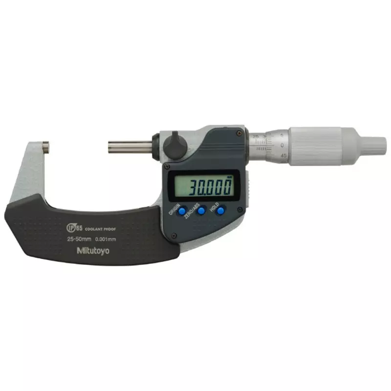 Mitutoyo Digimatic Micrometer + Input Tool (RS-232C) + Foot Switch Set 25 - 50 mm, MDC-50MXT+05CZA662+IT-007R+937179T (1 Kit)