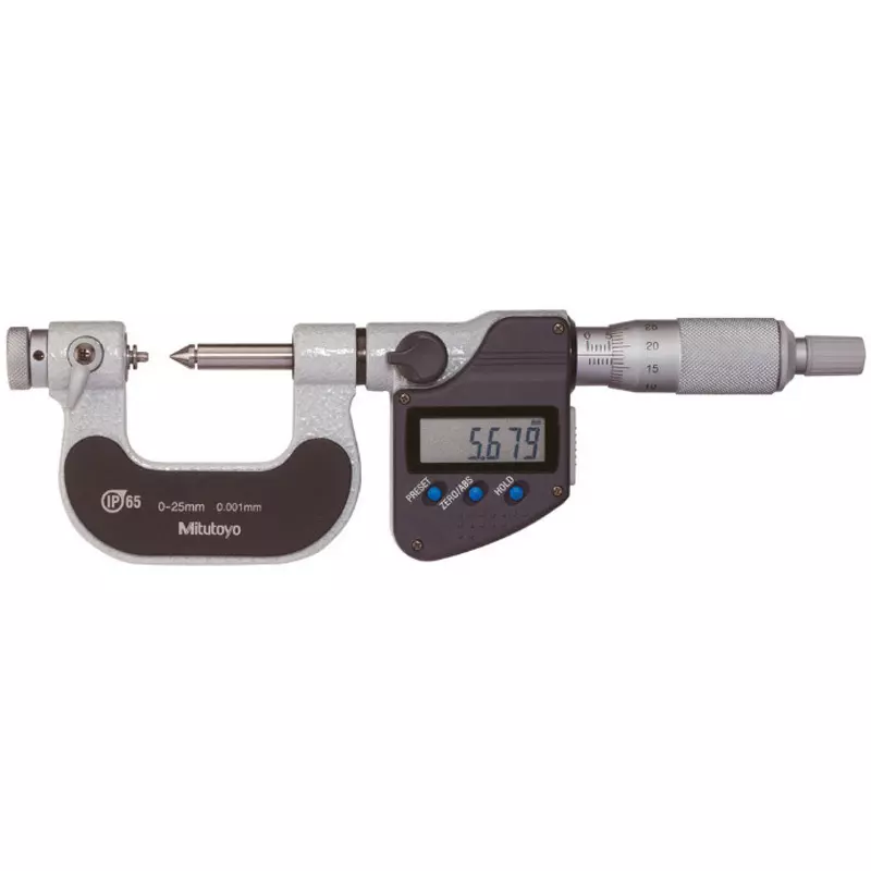 Mitutoyo Interchangeable Screw Micrometer U-WAVE Transmitter Set (IP67 Type) 0 - 25 mm, TMC-25MX+02AZF310+264-622 (1 Kit)