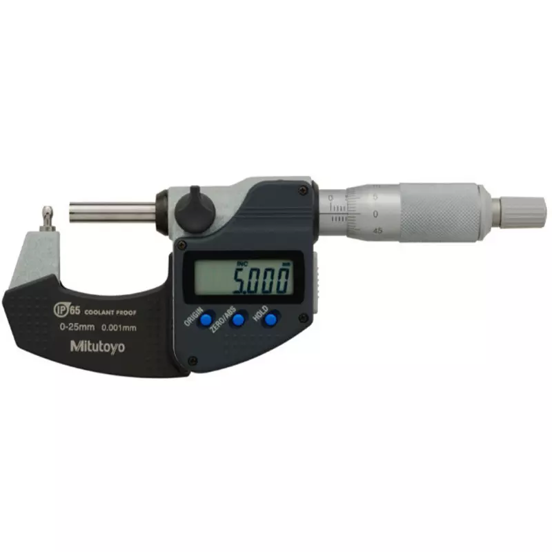 Mitutoyo Rod-spherical Micrometer U-WAVE Transmitter Set (buzzer Type) 0 - 25 mm, BMB2-25MX+02AZF310+264-623 (1 Kit)