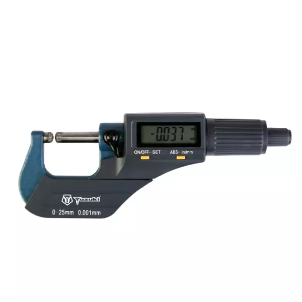 Yuzuki 0-25mm Digital Double Ball Outside Micrometer EM025DB