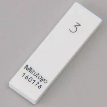 Mitutoyo 3.0 mm Nominal Size Ceramic Single Block Gauge 86908875 - Made In Japan