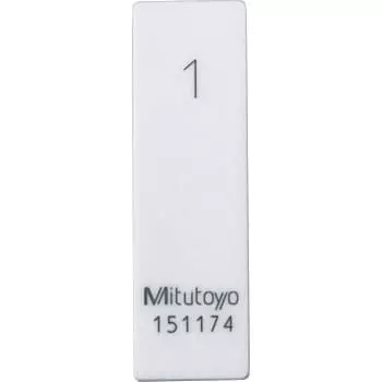 Mitutoyo 1.0 mm Nominal Size Ceramic Single Block Gauge 86908832 - Made In Japan