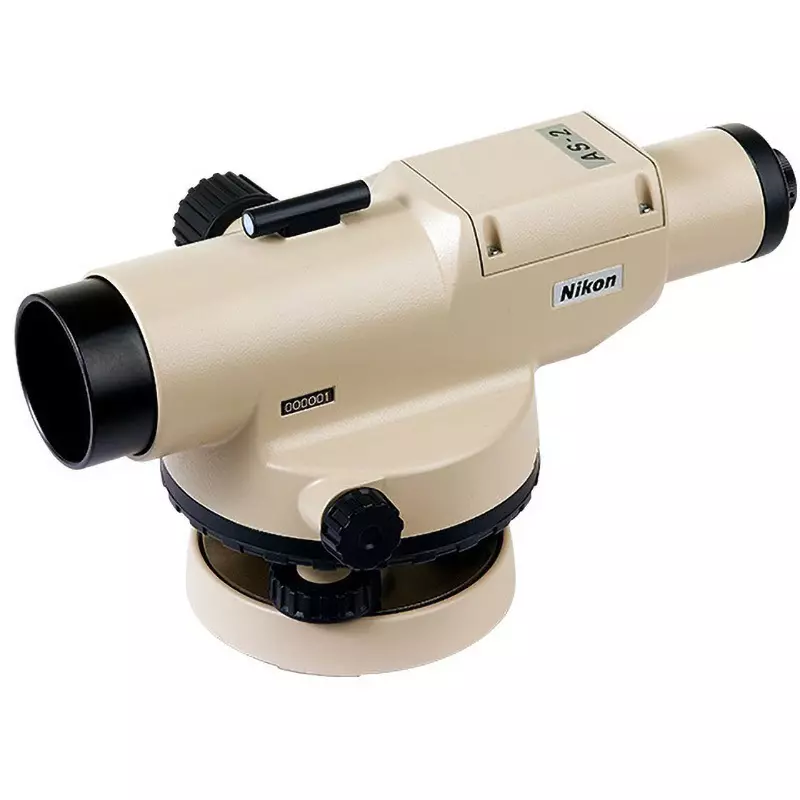Nikon Auto Level Focusing method: Uniaxial coarse and fine movement 45 mm Objective Lens Diameter, AS-2 (with tripod)