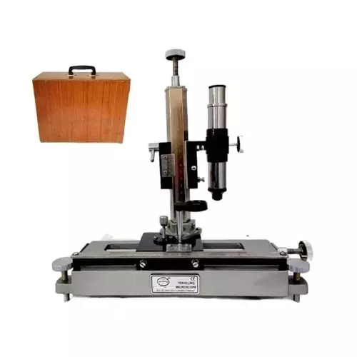 zesco-india-travelling-microscope-75-mm-objective-focal-length-001-mm-and-002-mm-least-count-zesco-255