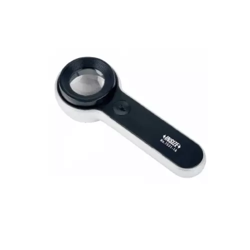 Insize Magnifier With Illumination 8X Range 30 mm Lens Diameter Charging Port C Type, 7531-1A