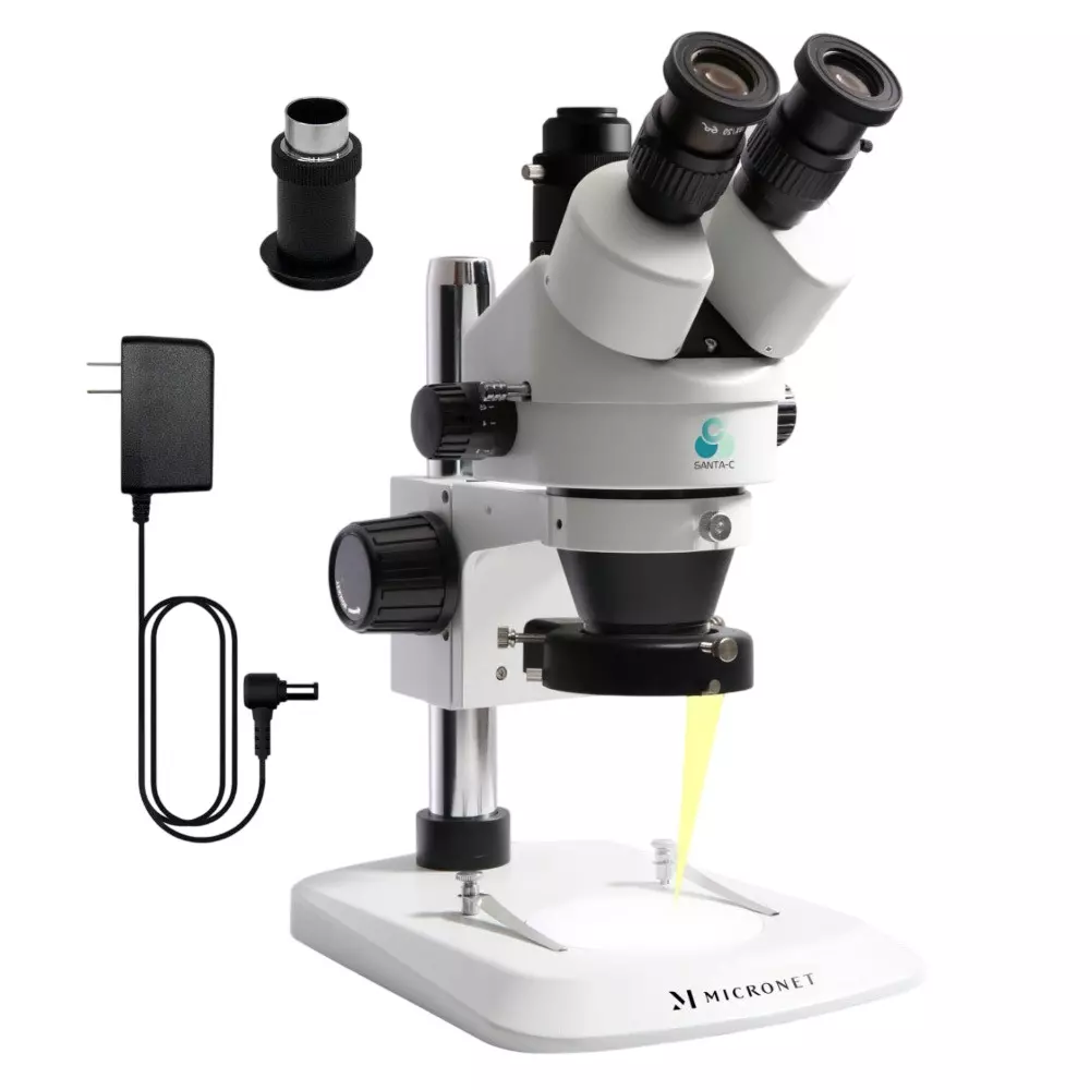 Micronet Zoom Stereo Microscope, Optical path switching: Manual, Magnification method: Zoom type, YS03C-4SEASONS