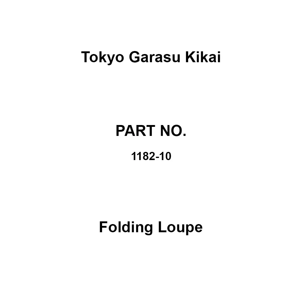Tokyo Garasu Kikai Eye Loupe 5 Magnification, 1124-5