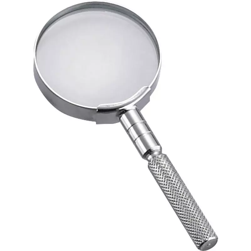 Trusco Loupe With Handle Handheld type Type 92 mm Overall Length Lens: Glass Material/Finish, TL-101