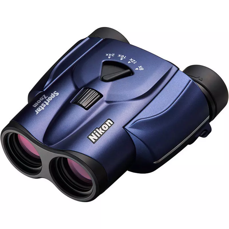 Nikon Binocular 25 mm Objective Lens Diameter 56 to 72 mm Interpupillary Distance Adjustment Range, Sportstar8-24x25 DBL