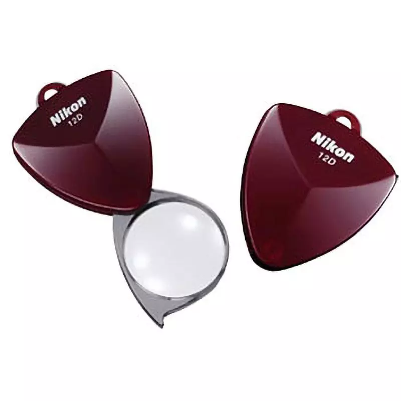 Nikon Pocket Type Loupe 3 (reference) times Magnification Surface hardening coating Coating, 12D burgundy