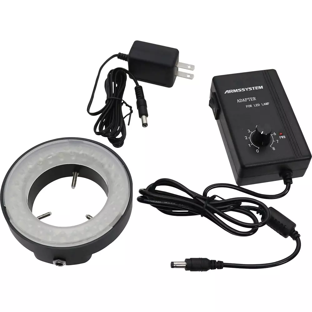 ARMSSYSTEM Ring Illuminator AC 100 V-240, 50/60 Hz 0.3 A Input Power 5 Power Consumption White Light Colour, LED-R48