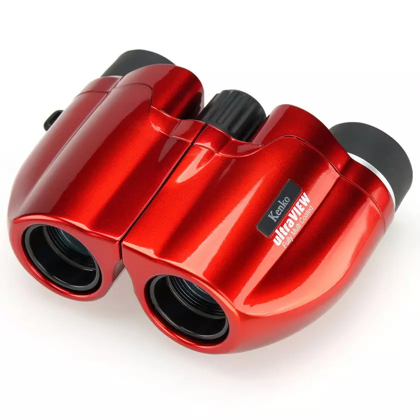 KenkoTokina Binoculars 8 times Magnification 6.8° View Field 9.0 Eye Relief Red