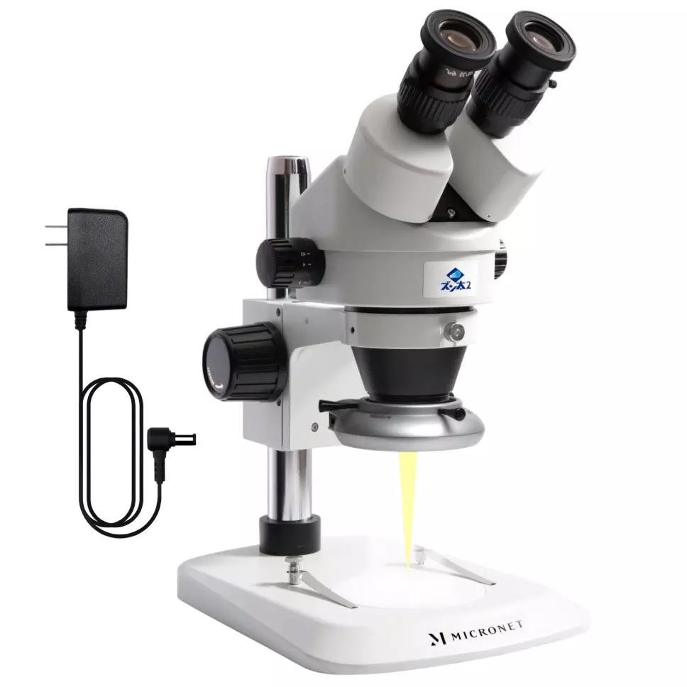 Micronet Stereo Microscope, Optical path switching: None, Magnification method: Zoom type Specifications, YS02Z2-W-EPLUS