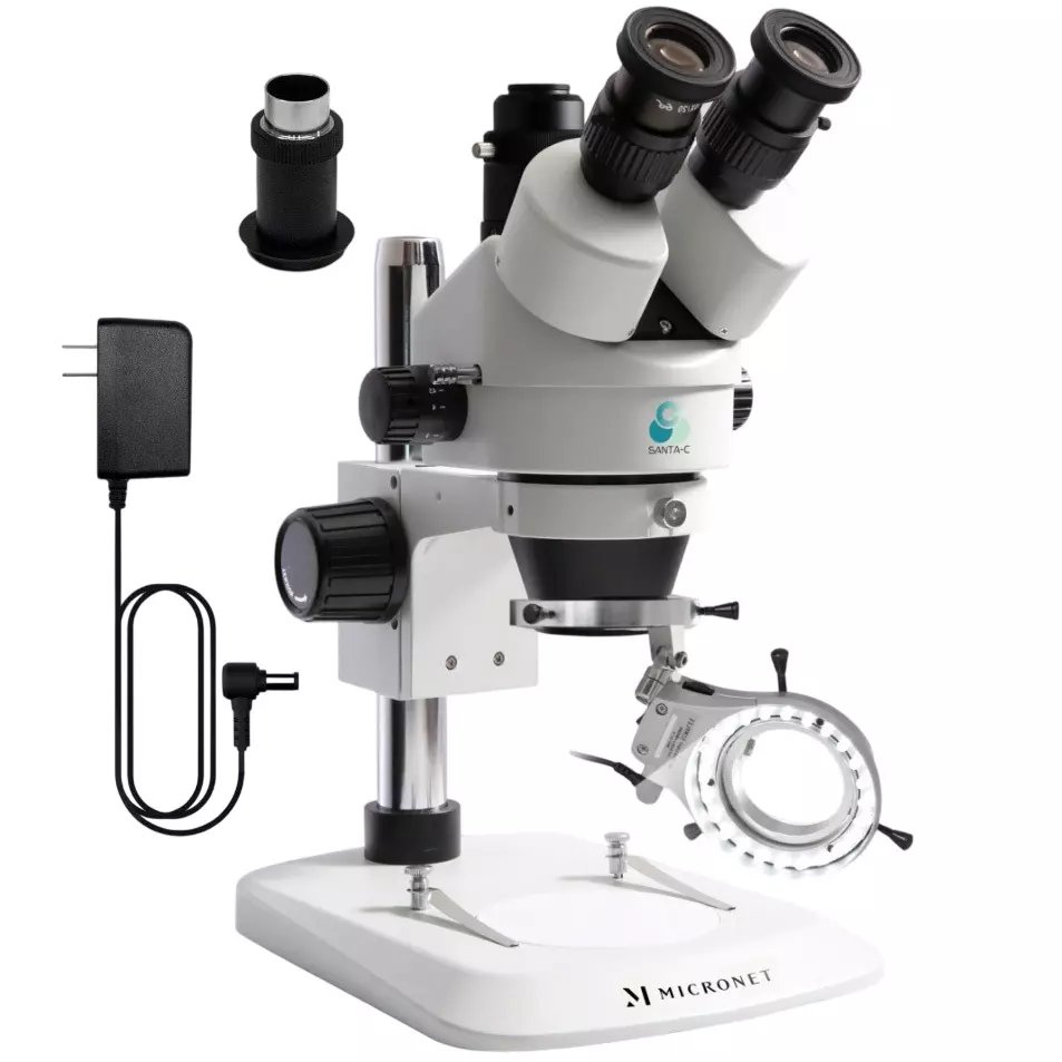 Micronet Zoom Stereo Microscope, Optical path switching: Manual, Magnification method: Zoom type, YS03C-SIMPLE5-3DAD