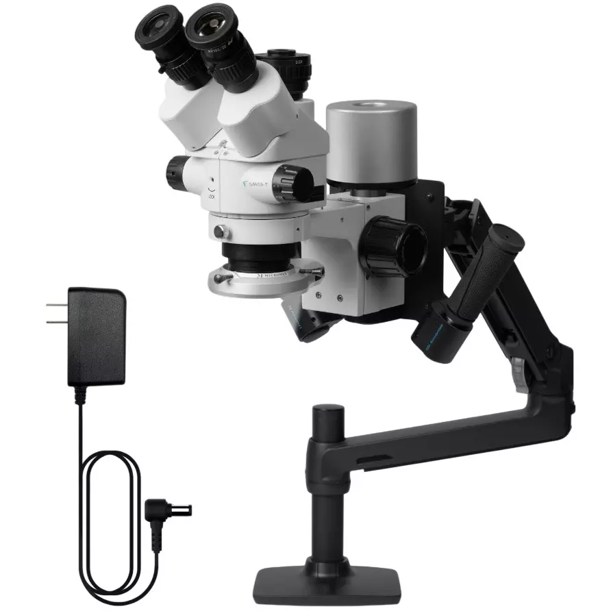 Micronet Zoom Stereo Microscope, Optical path switching: Not required (3 fields of view simultaneously) ,, YS03T-GP-MYD-S5TK