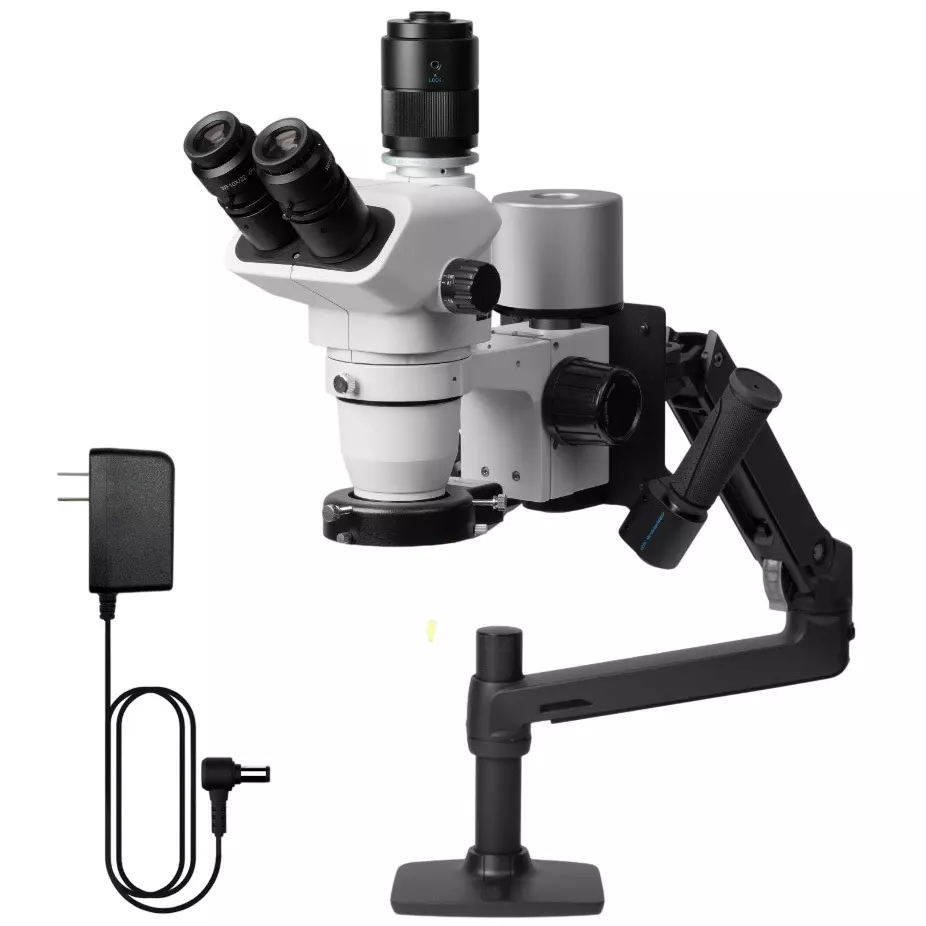 Micronet Zoom Stereo Microscope, Optical path switching: Not required (3 fields of view simultaneously) ,, YS05T-MYD-4STK
