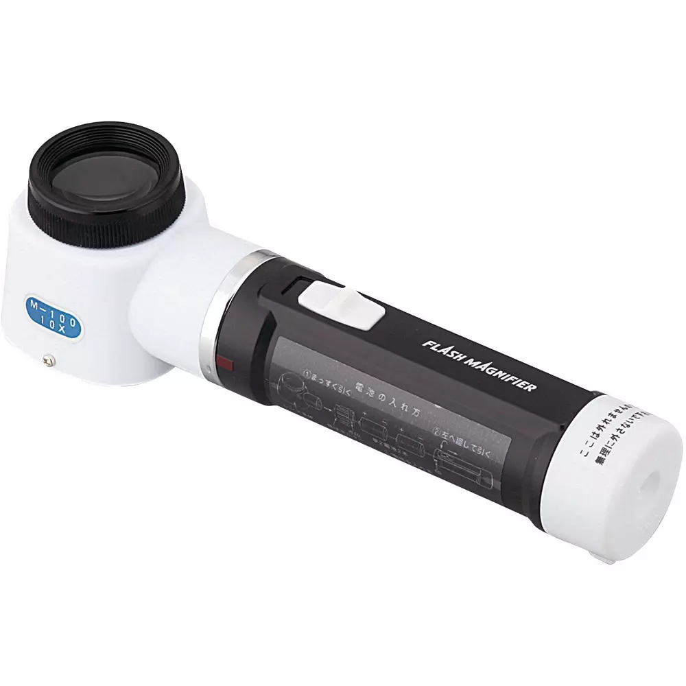 Trusco Magnifier Handheld type Type C-size batteries x 2 (sold separately) Power Supply 180 mm Overall Length, TLL30LED