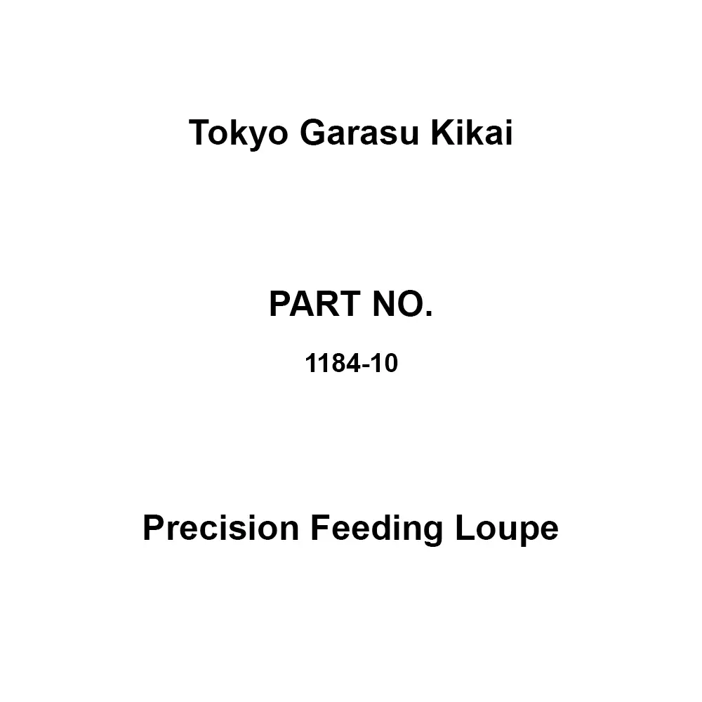 Tokyo Garasu Kikai Folding Loupe 10 x Magnification, 1182-10