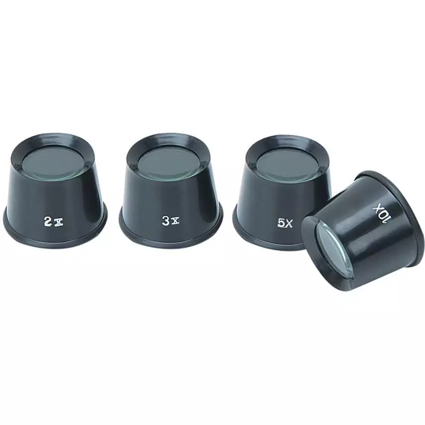 Kennedy Eye Loupe With Magnification 5X, 10X, 2X Zoom Minimum Eye Fatigue Plastic