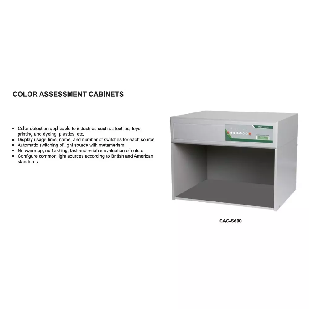 insize-color-assessment-cabinet-with-f-d65-tl84-uv-cwf-tl83-light-source-and-20-illuminance-non-uniformity-rate-cac-s600