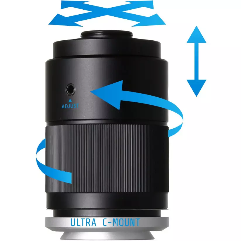 Micronet Ultra C-Mount Ultra C mount (body), hex wrench for adjustment, instruction manual Set Contents, Ultra C mount