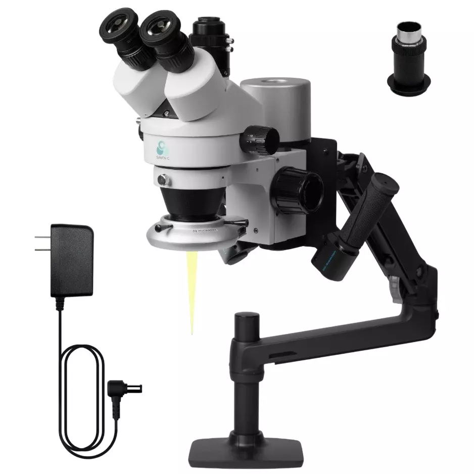 Micronet Zoom Stereo Microscope, Optical path switching: Manual, Magnification method: Zoom type, YS03C-MYD-WPTK