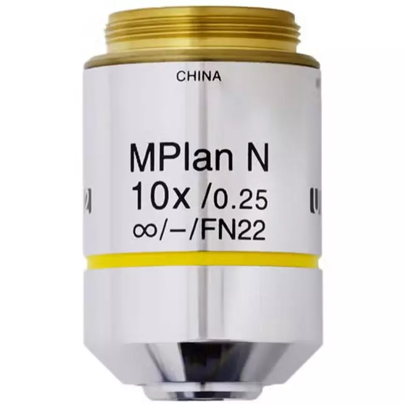 Evident Objective Lens 10 Magnification 0.25 Numerical Aperture, MPLN10X