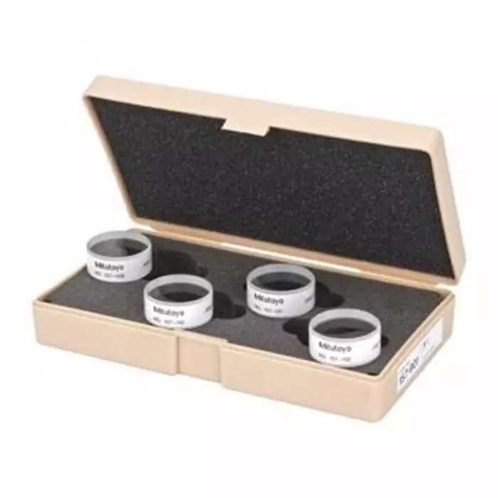 Mitutoyo Optical Parallel 4 Pc Set 0-25 mm Measurement Range, 157-901