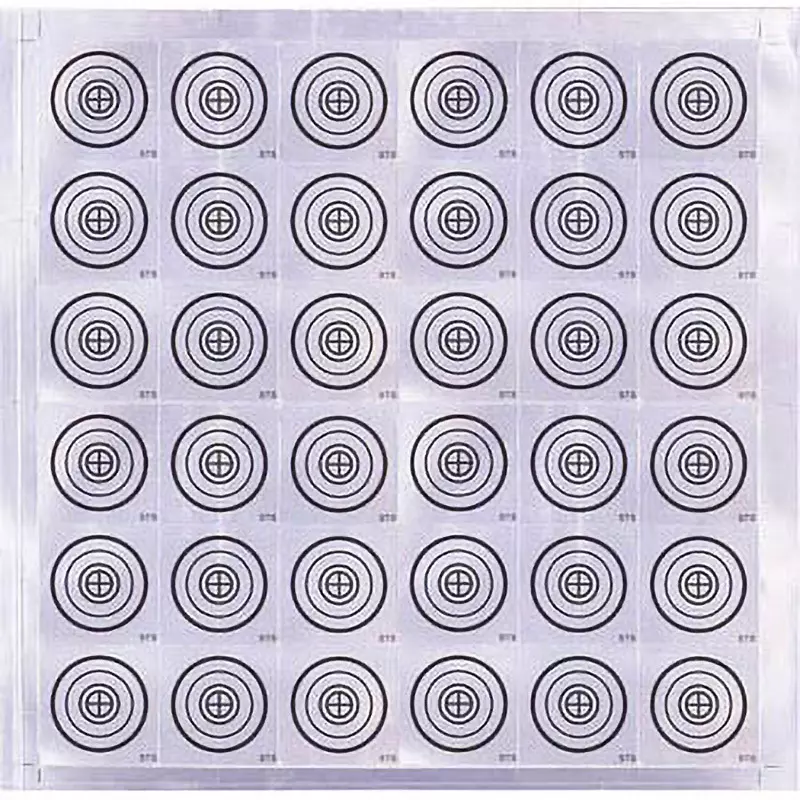 STS Reflective Sheet Adhesive Type About 5-100 Measuring Range (MPa) About 5-100 Measuring Range (m), RF36 (Pack of 36)
