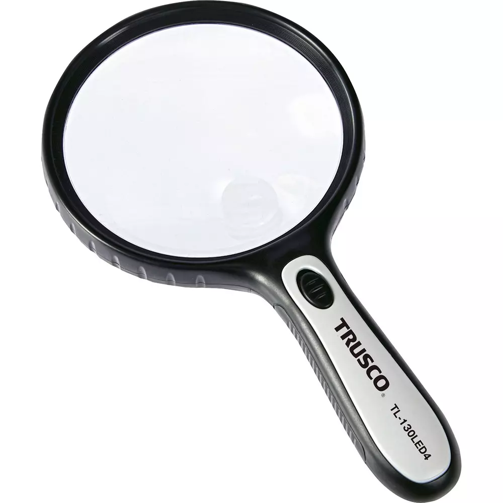 Trusco Magnifier 270 mm Overall Length 1.8, 6 times Magnification 4 x AAA batteries (sold separately) Input, TL-130LED4