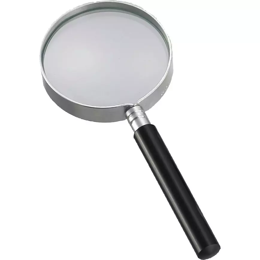 Trusco Loupe Handheld type Type 180 mm Overall Length Lens: Glass Material/Finish, TL-PC75