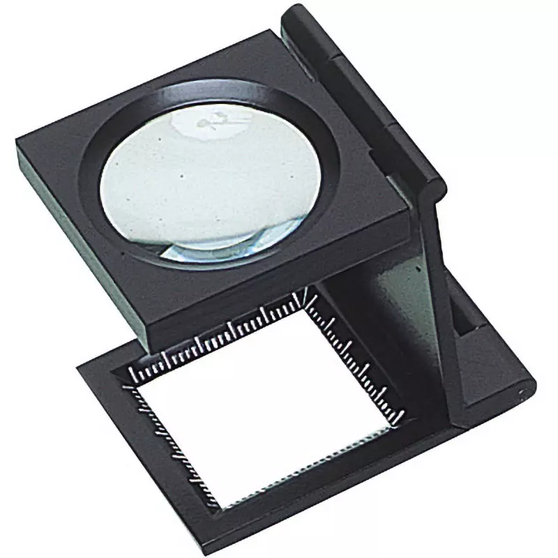 Trusco Magnifying Glass Fringe loupe Type Lens: Glass Material/Finish 25 mm Scale, TL-PL30K