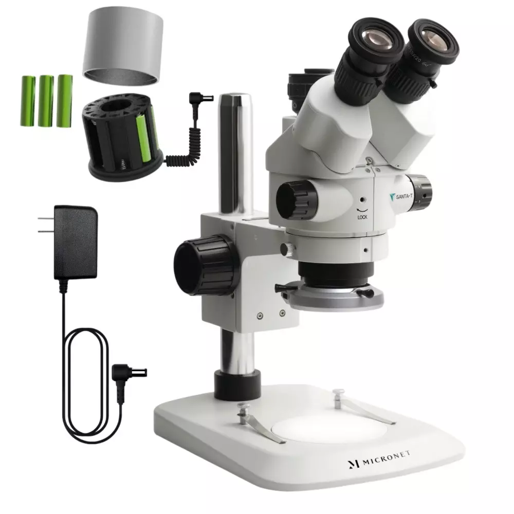 Micronet Zoom Stereo Microscope, Optical path switching: Not required (3 fields of view simultaneously) ,, YS03T-GP-SIMPLE5-TK8