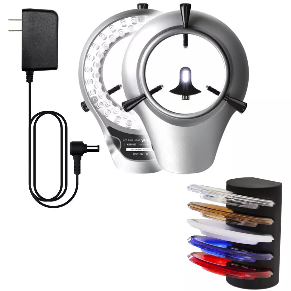 Micronet LED Illumination Device All lighting type (di mming possible) Type WE PLUS (main unit), AC, WE PLUS (with 5 filters)